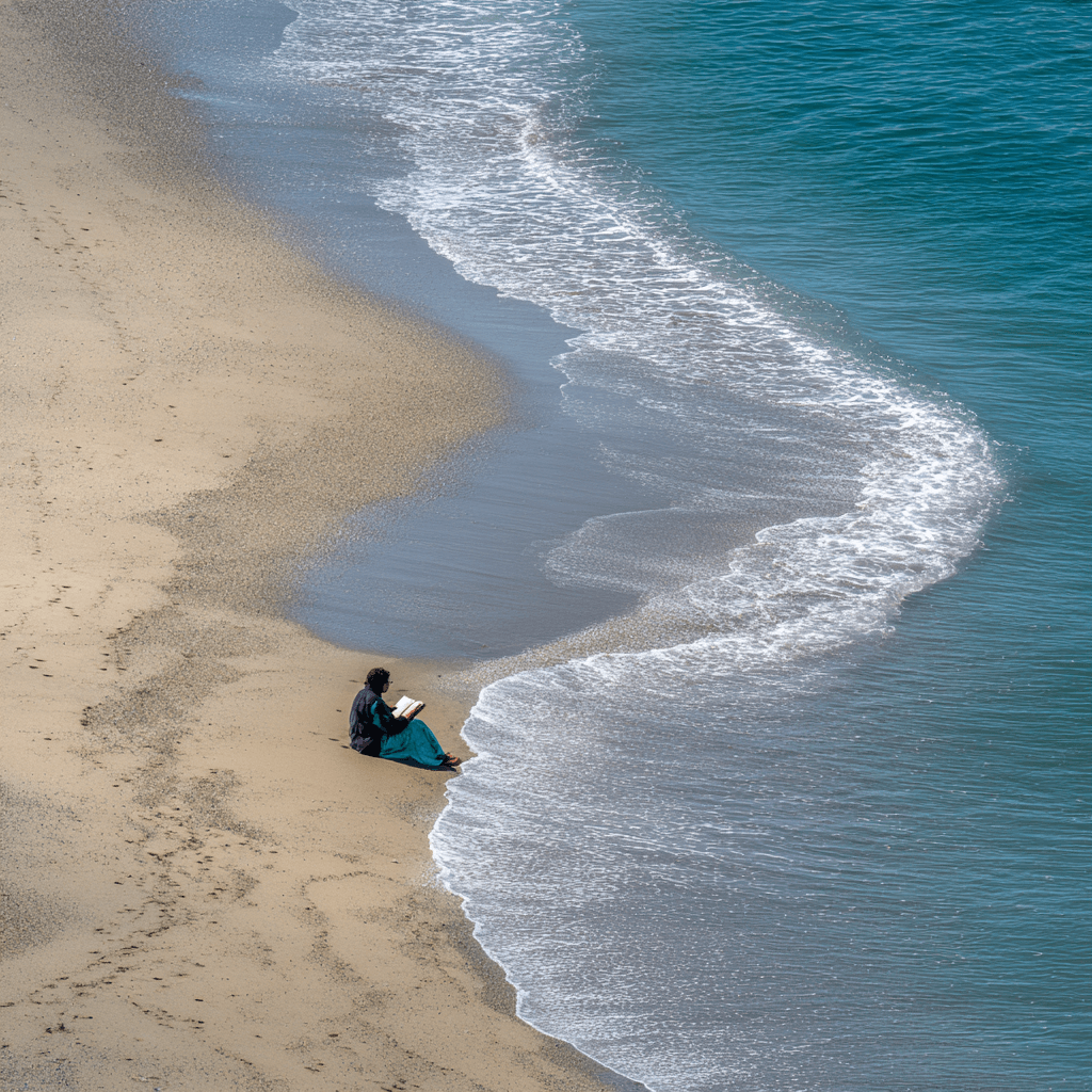 Beach scene